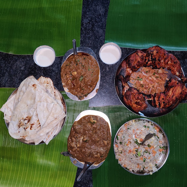 Chicken Maharani Garlic Naan Fried Rice Kadai Chicken