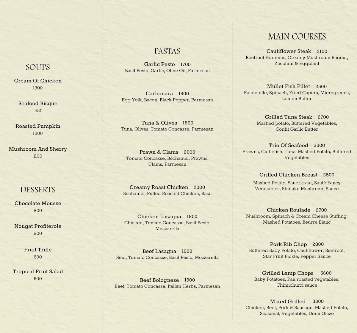 Menu Photo 1