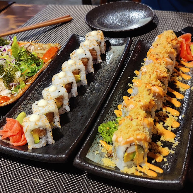 Flaming Salmon Roll