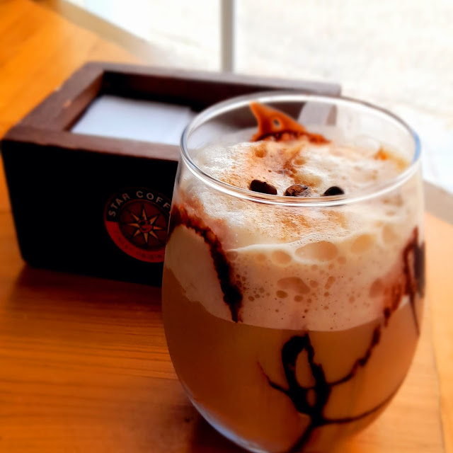 Iced Coffee Frappe with Soy Milk
