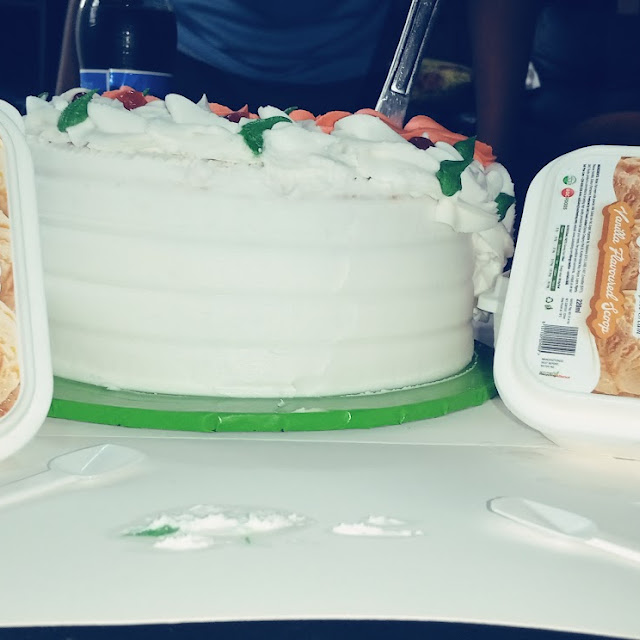 Birthday Cake and Ice Cream