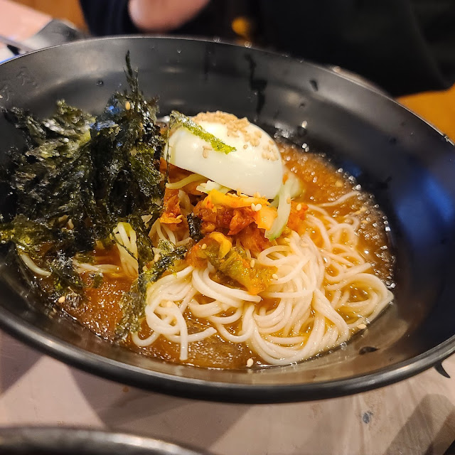 Cold Kimchi Broth Wheat Noodle