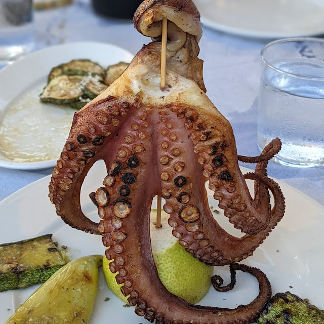 Grilled Octopus with Vegetables