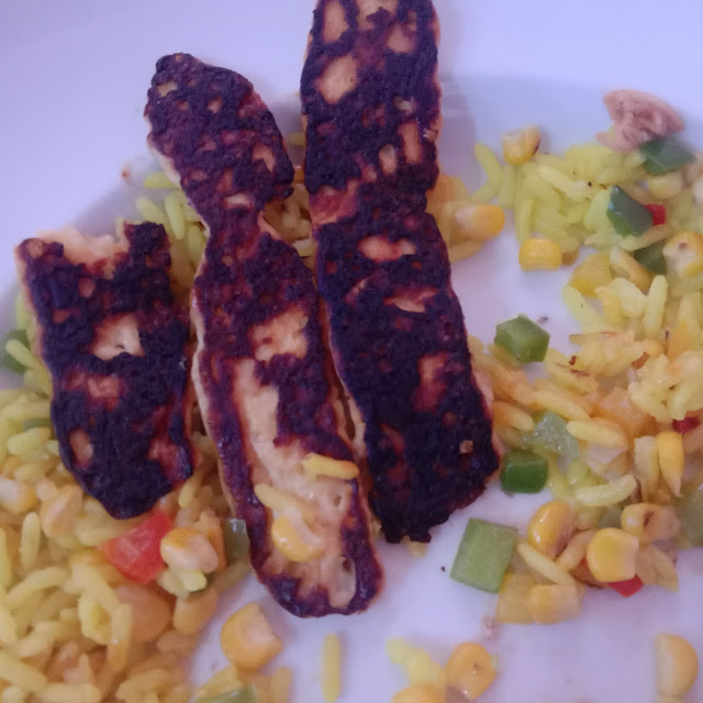 Burnt Haloumi