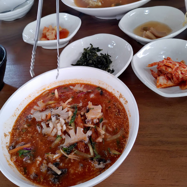 전복 물회