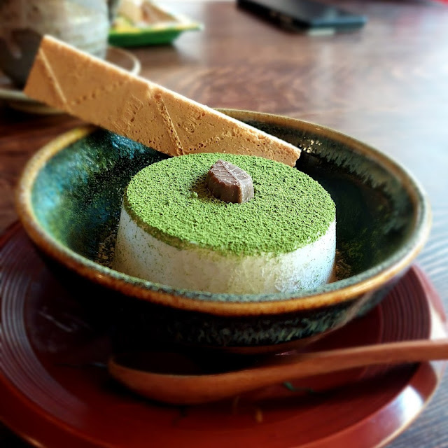 Matcha-Dusted Vanilla Ice Cream