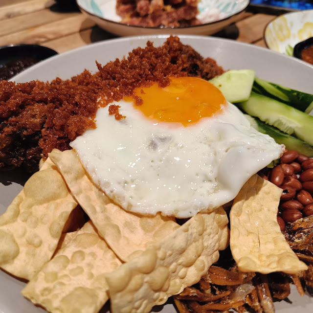 Deep Fried Pork Ribs Nasi Lemak