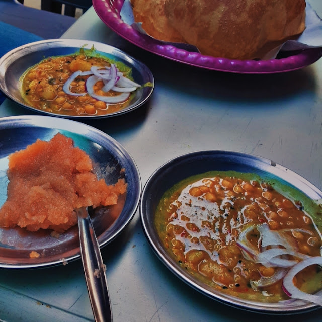 Halwa Puri Platter