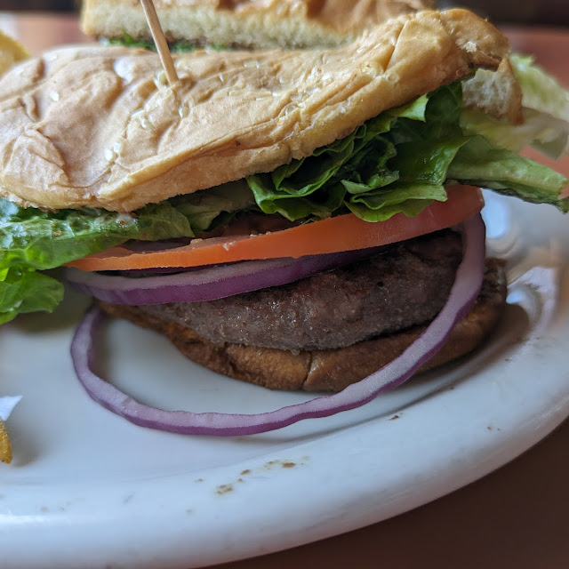 Bob's Famous Buffalo Burger with Fries