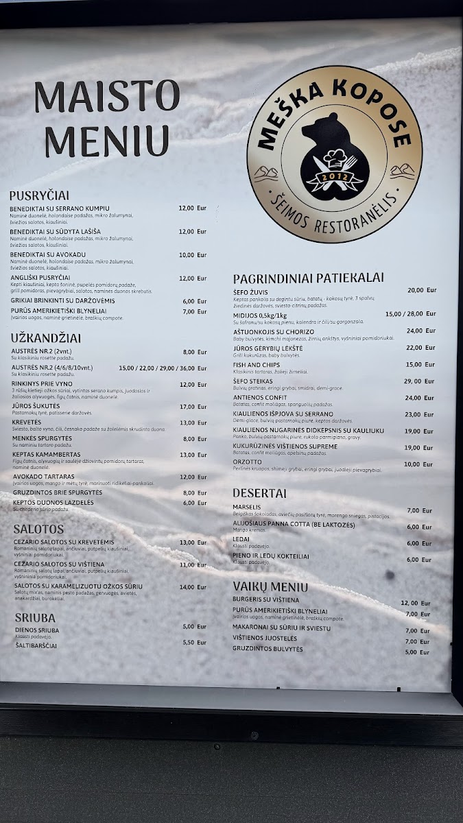 Menu Photo 0