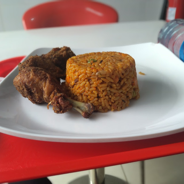 Jollof Rice with 2 Chicken