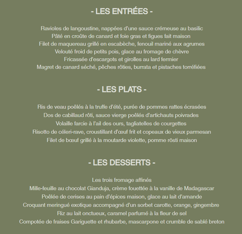 Menu Photo 0