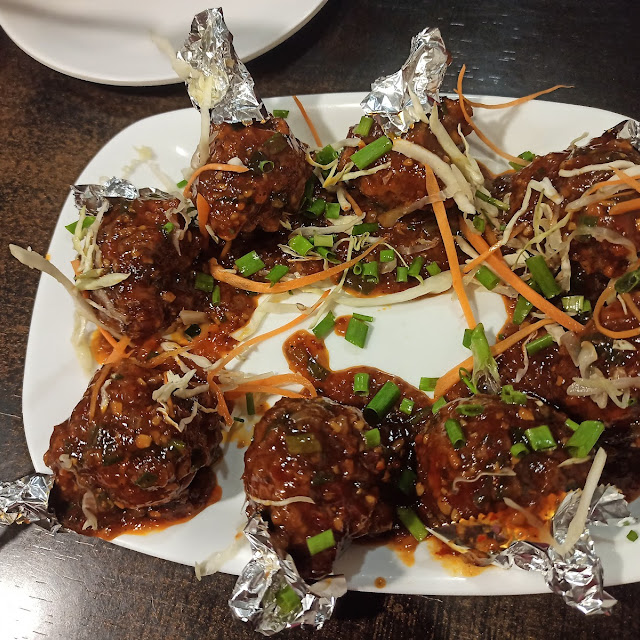 Chicken Lollipop with Sauce