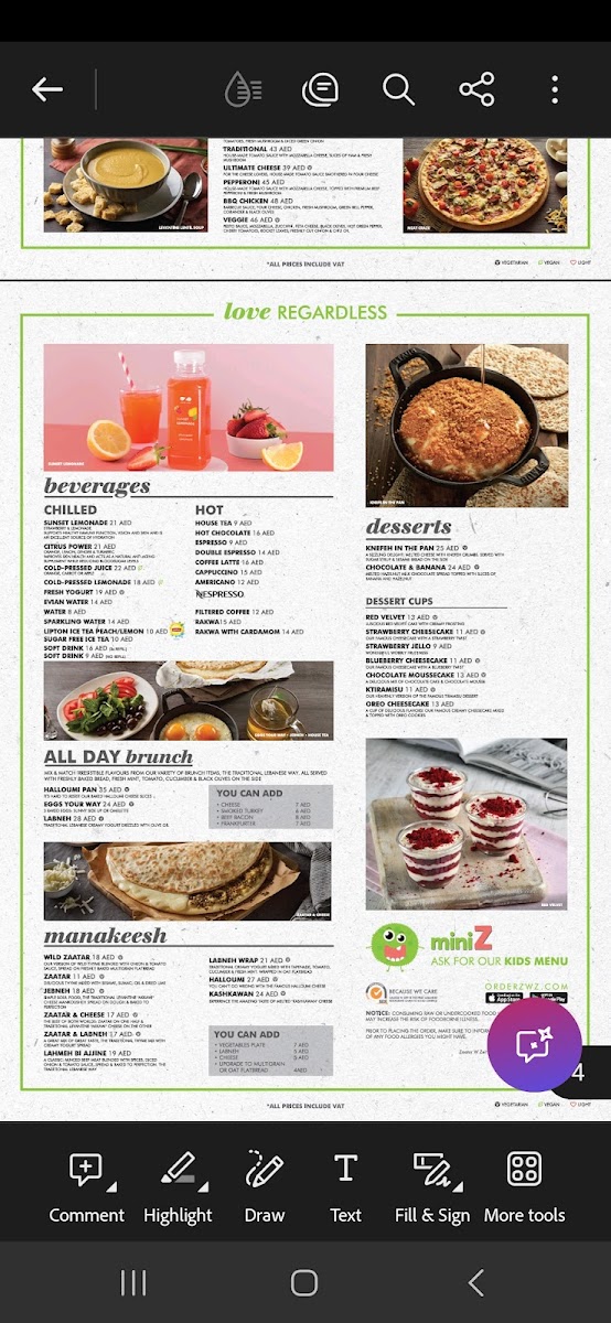 Menu Photo 9