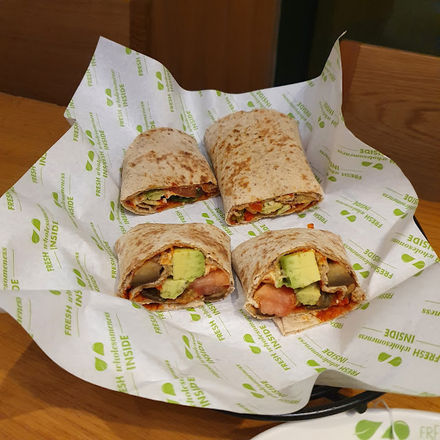 Avocado Hummus Wrap