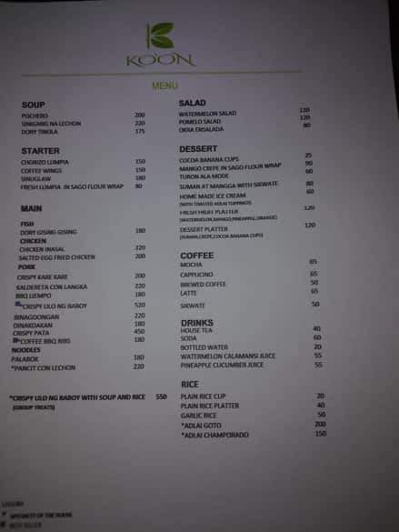 Menu Photo 9