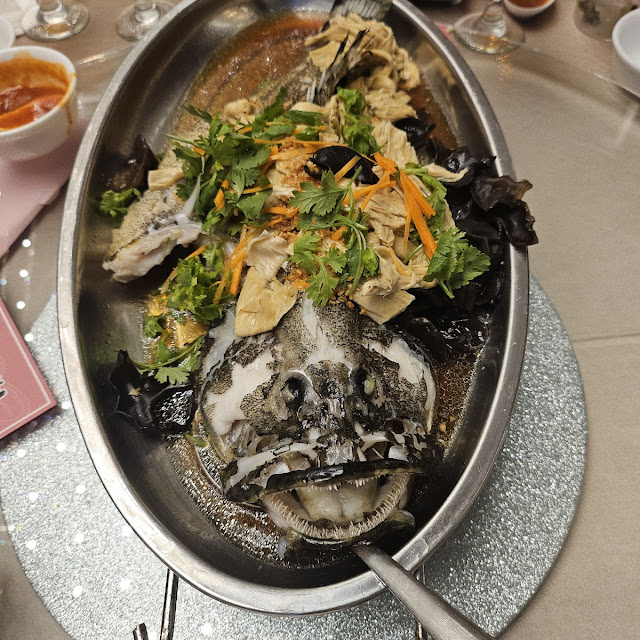 Steamed Grouper Fish with Superior Soya Sauce