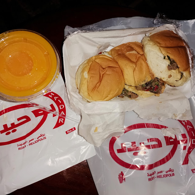 Meat Shawema Mango Juice