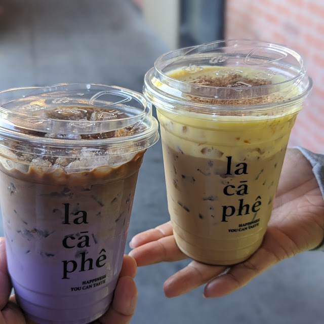 Ube and Egg Coffee