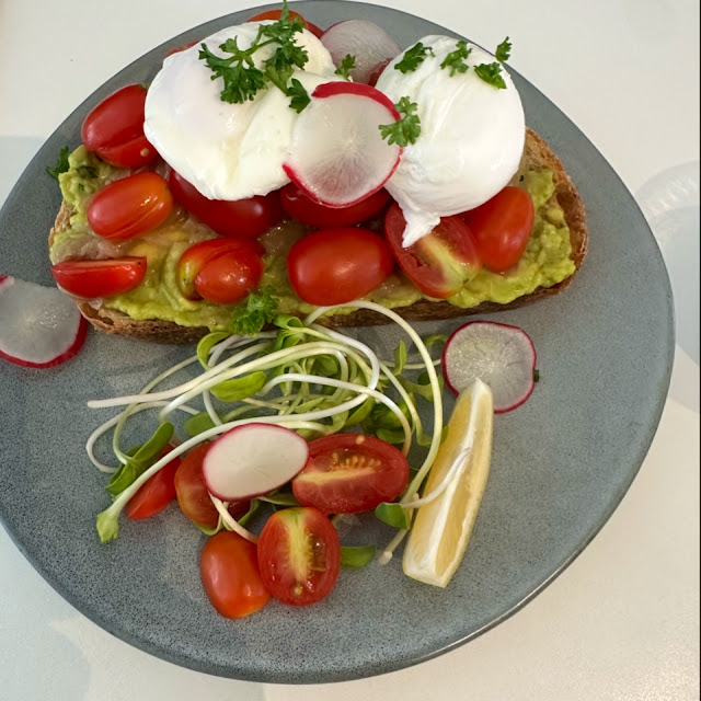 Avocado Toast with Poached Eggs