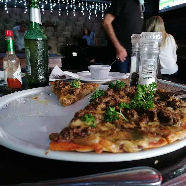 Spicy Chicken Liver Pizza
