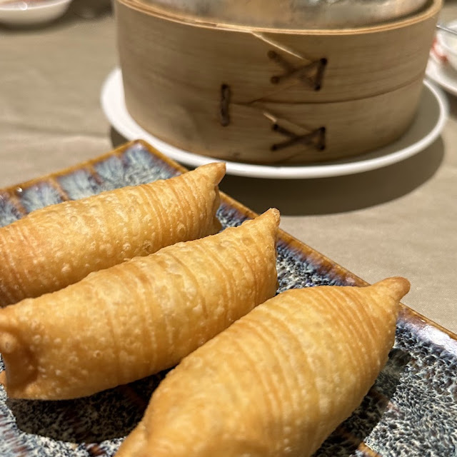 Deep-Fried Flour Stick Stuffed with Shrimp Paste in XO