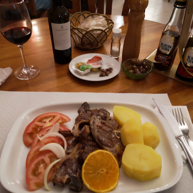 Lamb Salad and Potatoes