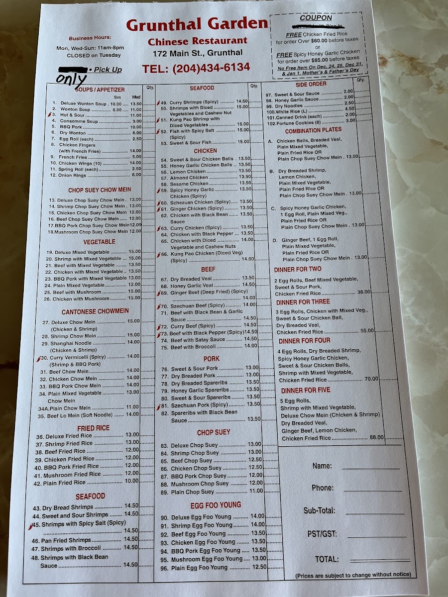 Menu Photo 0