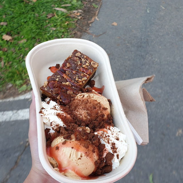 Salted Caramel Brownie Dessert Bowl