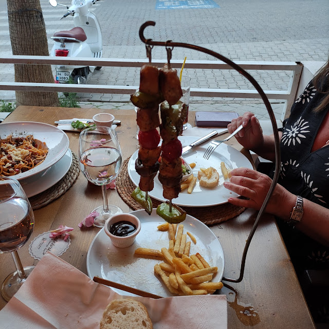Hanging Chicken Kebab
