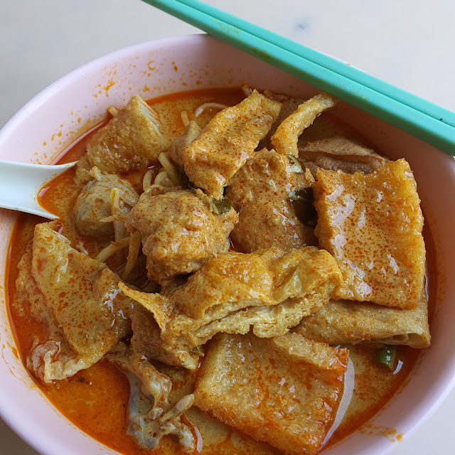 Curry Mee with Additional Kampar Fishballs