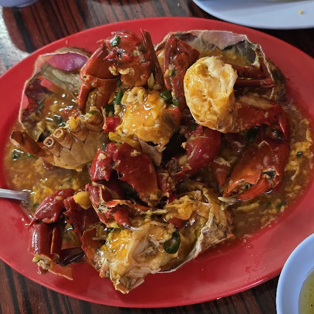 Ketam Masak SOS & Telur