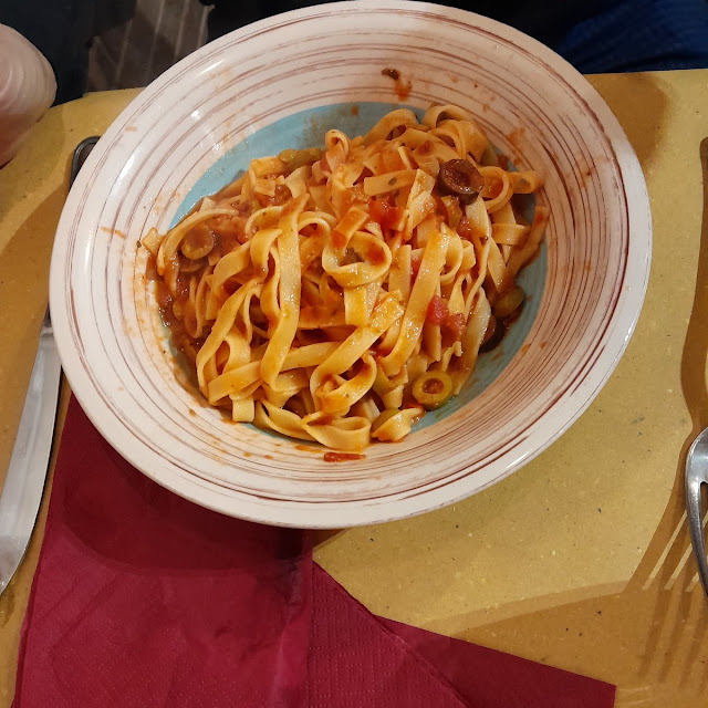Pasta with Caparre and Olives