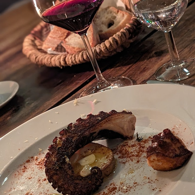 Pulpo Vom Grill Gegrillter Tintenfischarm