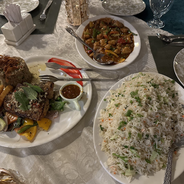 Szechuan Chicken with Egg Fried Rice