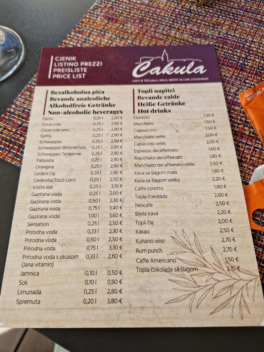 Menu Photo 0