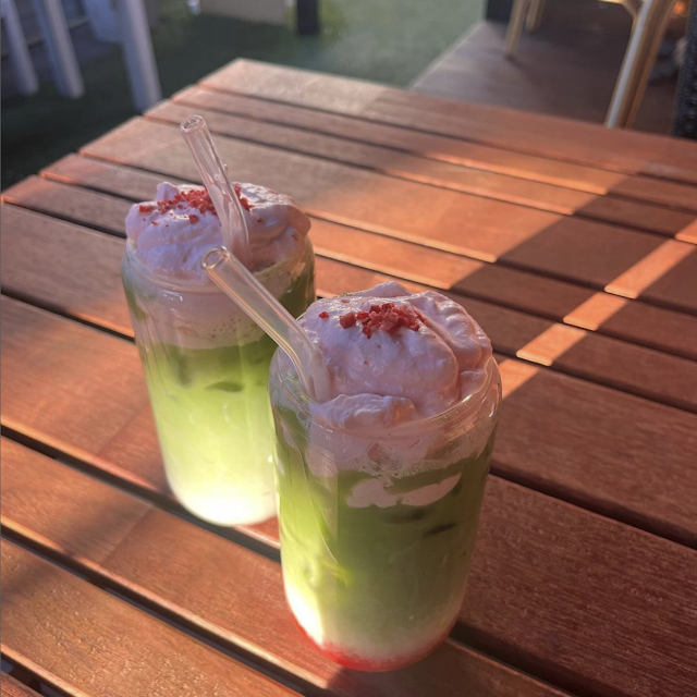 Strawberry Matcha