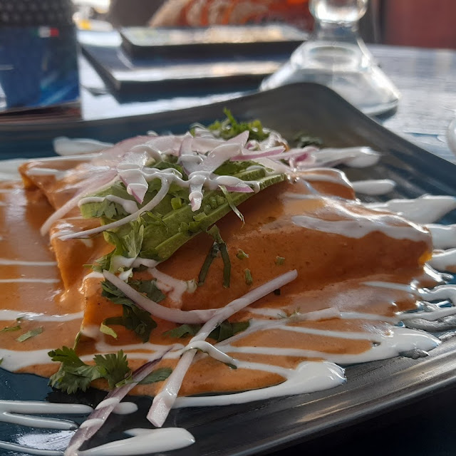 Enchiladas de Jaiba