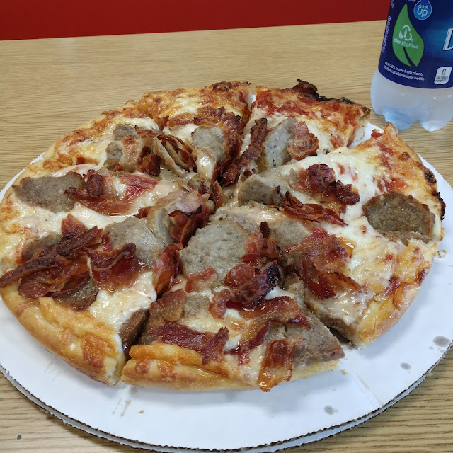 Bacon & Meatball Pizza