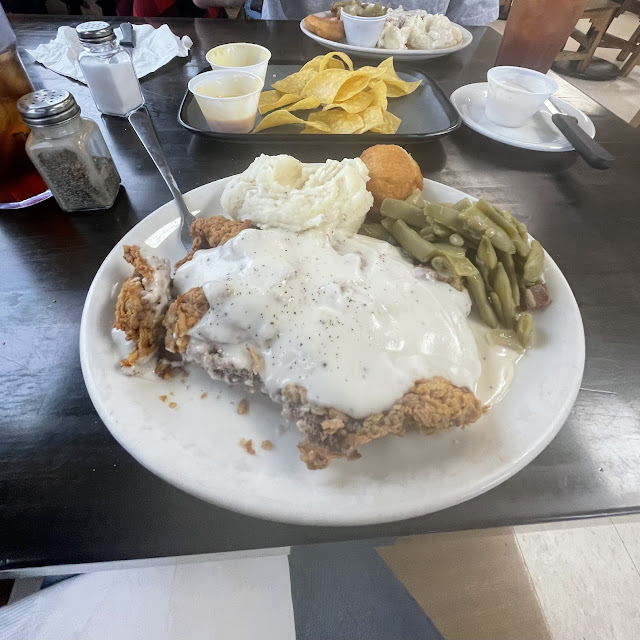 Chicken Fried Steak Mashed Potatoes Green Beans