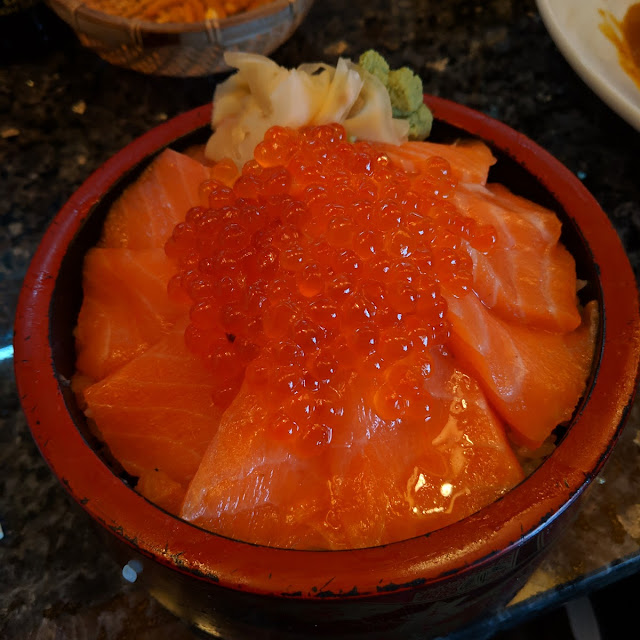 Salmon Ikura Don