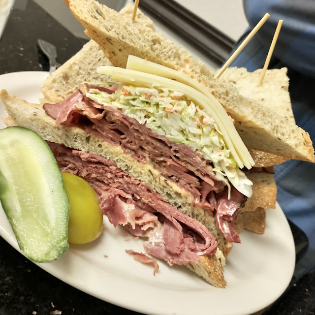 Corned Beef and Pastrami Sandwich
