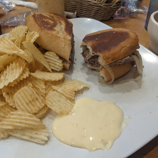 French Dip with Grilled Onions