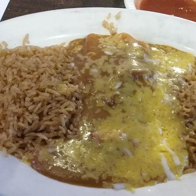 Cheese Enchiladas Double Rice