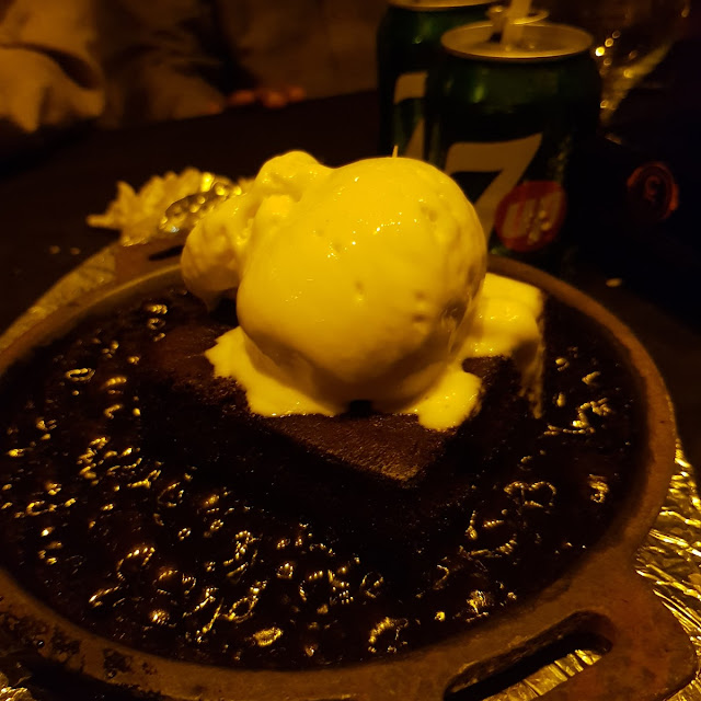 Sizzling Brownie with Ice Cream