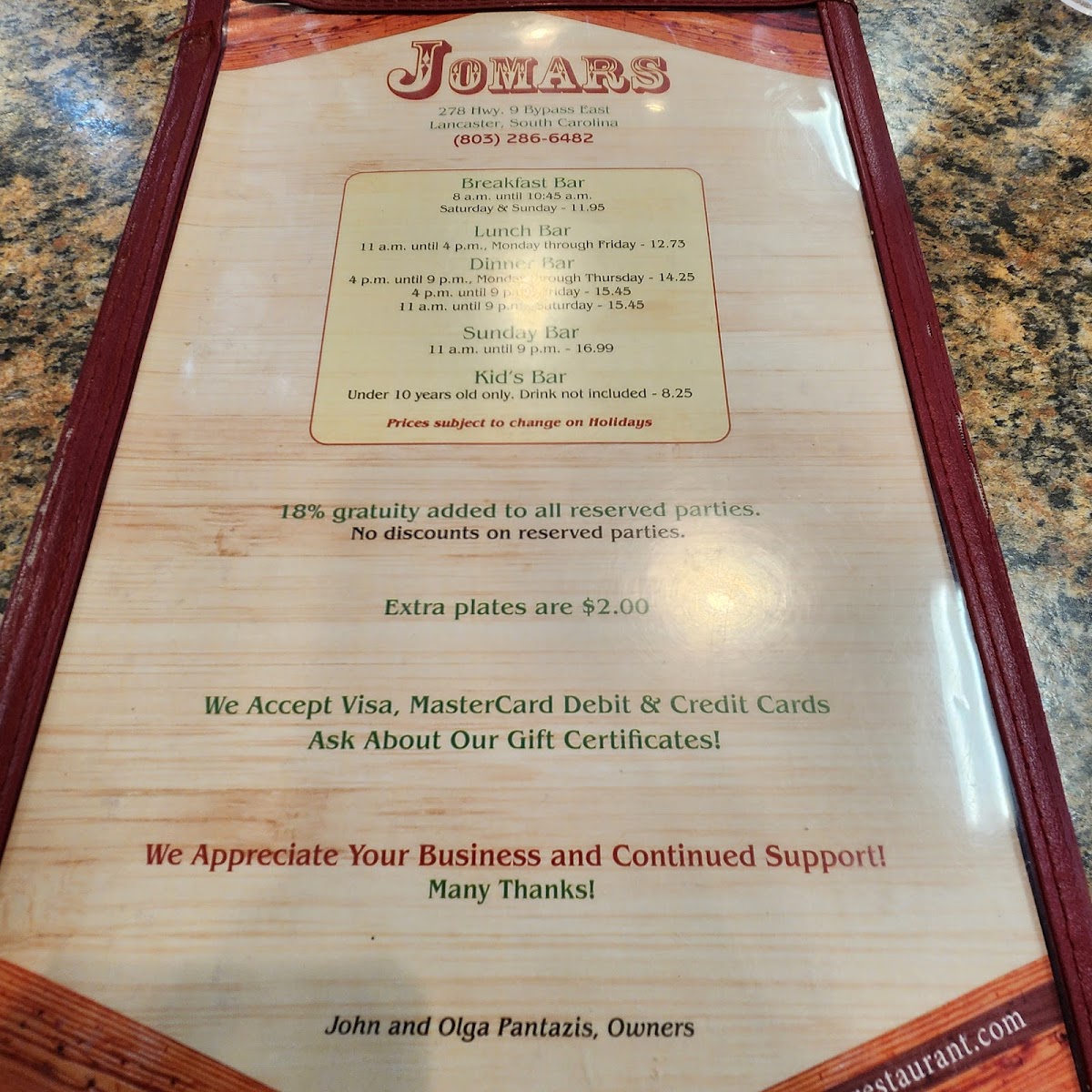 Menu Photo 5