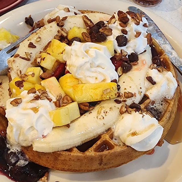 Banana Split Waffle