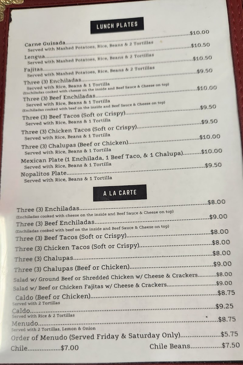 Menu Photo 0
