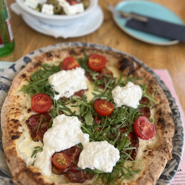 Mamma Mia Pizza and Greek Salad