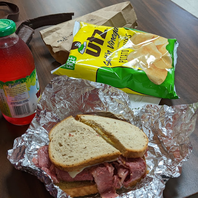 Hot Pastrami and Swiss on Rye